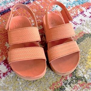 Reef Water Vista Orange Toddler Girl Sandals